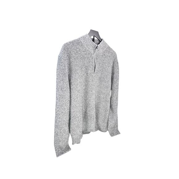 Calvin Klein Men's 100% Cotton Heavy Knit Sweater - Grey, Size XL - Picture 2 of 6